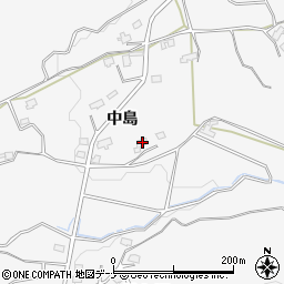 秋田県横手市杉沢中島252周辺の地図