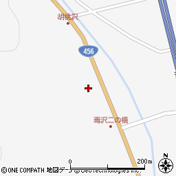 岩手県花巻市東和町毒沢（２区）周辺の地図