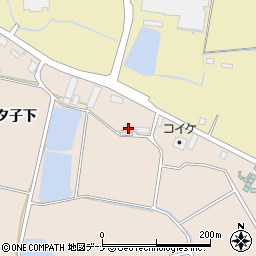 秋田県横手市杉目二タ子下1周辺の地図