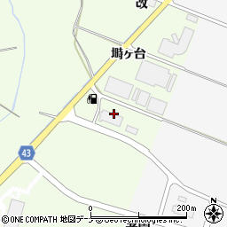 株式会社ジェイエイ秋田しんせいサービス　由利自動車センター周辺の地図