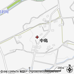 秋田県横手市杉沢中島171周辺の地図