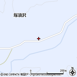 秋田県横手市大森町八沢木塚須沢206-4周辺の地図