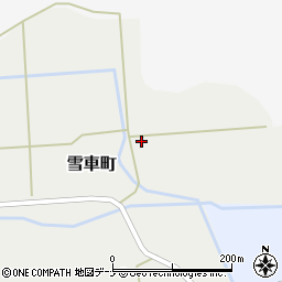 秋田県由利本荘市雪車町（白山前）周辺の地図
