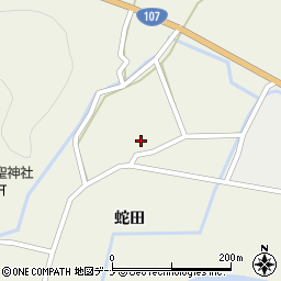 秋田県由利本荘市上野蛇田10-5周辺の地図