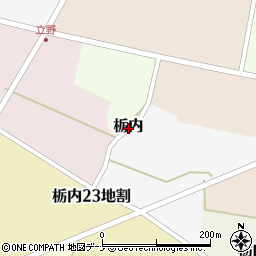 岩手県花巻市栃内周辺の地図