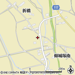 秋田県横手市大雄折橋149周辺の地図
