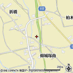 秋田県横手市大雄折橋198周辺の地図