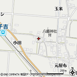 秋田県由利本荘市玉ノ池元屋布95周辺の地図