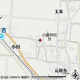 秋田県由利本荘市玉ノ池元屋布97周辺の地図