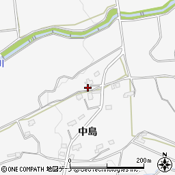 秋田県横手市杉沢中島138周辺の地図