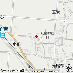 秋田県由利本荘市玉ノ池元屋布51周辺の地図