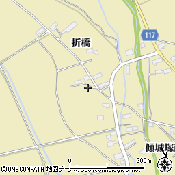 秋田県横手市大雄折橋150周辺の地図