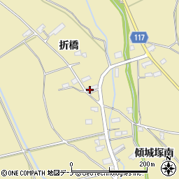 秋田県横手市大雄折橋147周辺の地図