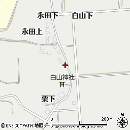 秋田県由利本荘市船岡永田下13周辺の地図