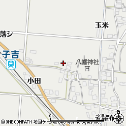 秋田県由利本荘市玉ノ池元屋布44周辺の地図