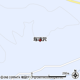 秋田県横手市大森町八沢木塚須沢周辺の地図