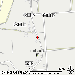 秋田県由利本荘市船岡永田下24-1周辺の地図