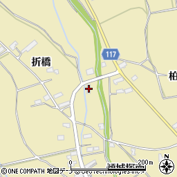 秋田県横手市大雄折橋204周辺の地図