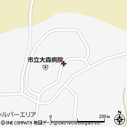 大森病院前周辺の地図
