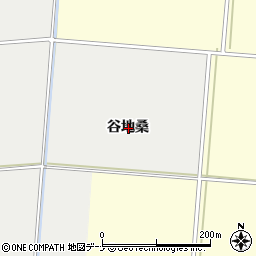 秋田県由利本荘市船岡谷地桑周辺の地図