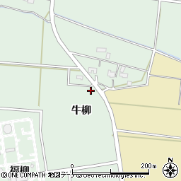 秋田県横手市黒川牛柳周辺の地図