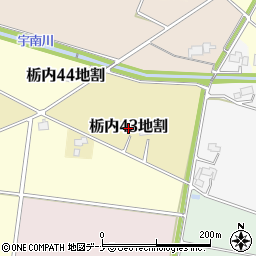 岩手県花巻市栃内第４３地割周辺の地図