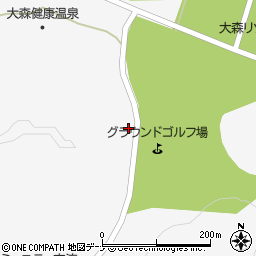 秋田県横手市大森町文天鏡田周辺の地図