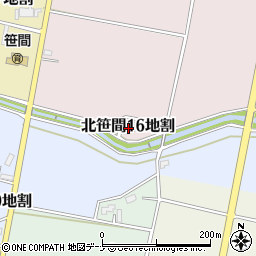 岩手県花巻市北笹間第１６地割周辺の地図