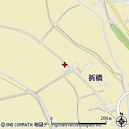 秋田県横手市大雄折橋243周辺の地図