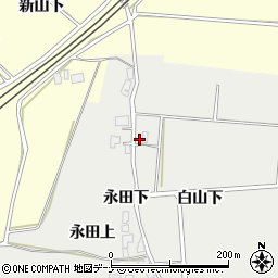 秋田県由利本荘市船岡永田下237周辺の地図