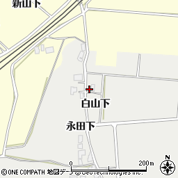 秋田県由利本荘市船岡永田下237周辺の地図