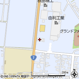 コマツ秋田周辺の地図