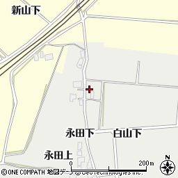 秋田県由利本荘市船岡永田下239周辺の地図