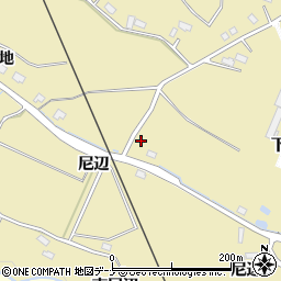 秋田県横手市安本（下御所野）周辺の地図
