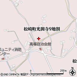 岩手県遠野市松崎町光興寺９地割周辺の地図