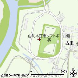 秋田県由利本荘市荒町荒町下周辺の地図