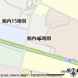 岩手県花巻市栃内第４５地割周辺の地図