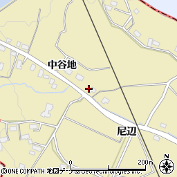 秋田県横手市安本中谷地69周辺の地図