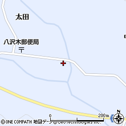 秋田県横手市大森町八沢木太田34-12周辺の地図