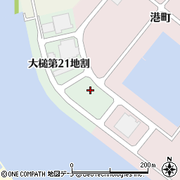 株式会社津田商店　大槌食品工場周辺の地図