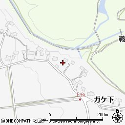 秋田県横手市杉沢上台周辺の地図