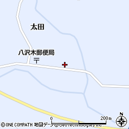 秋田県横手市大森町八沢木太田35周辺の地図