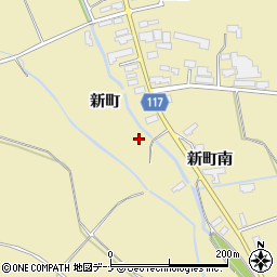 秋田県横手市大雄新町66周辺の地図