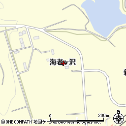 秋田県由利本荘市藤崎海老ヶ沢周辺の地図