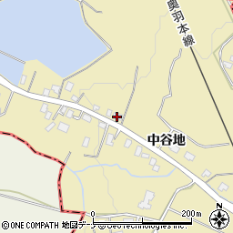 秋田県横手市安本中谷地55周辺の地図