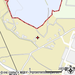 秋田県横手市安本中谷地155周辺の地図