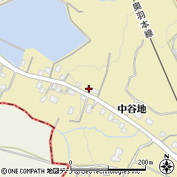 秋田県横手市安本中谷地54周辺の地図