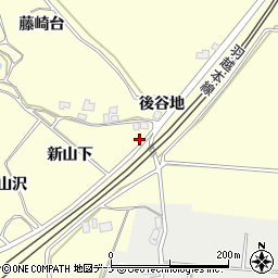 秋田県由利本荘市藤崎新山下40周辺の地図