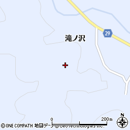秋田県横手市大森町八沢木兀ノ下周辺の地図