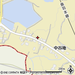 秋田県横手市安本中谷地53周辺の地図